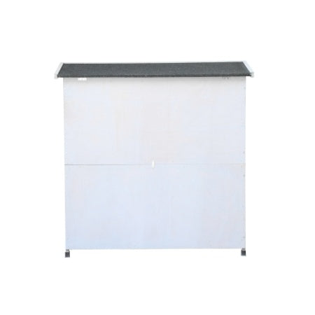 Rabbit Hutch Outdoor, 2-Story Rabbit Cage Indoor With Run, Bunny Cage With 2 Removable No-Leak Trays, Pet Cages With Non-Slip Ramp, Waterproof Roof, Fence, For Small Animals