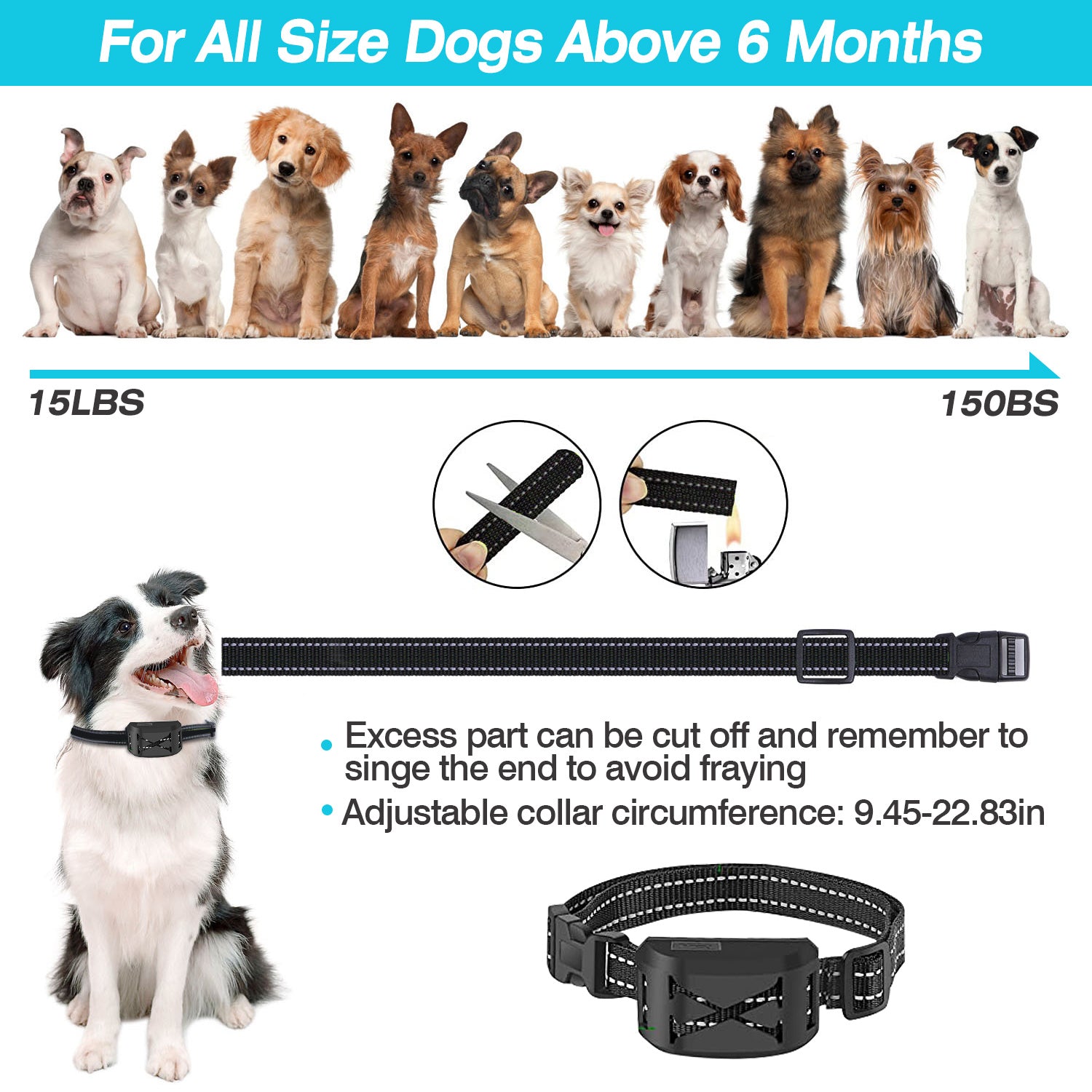 2 In 1 Wireless Electric Dog Fence Waterproof Pet Shock Boundary Containment System Electric Training Collar With 2 Receiver Collars For Small Medium Large Dogs
